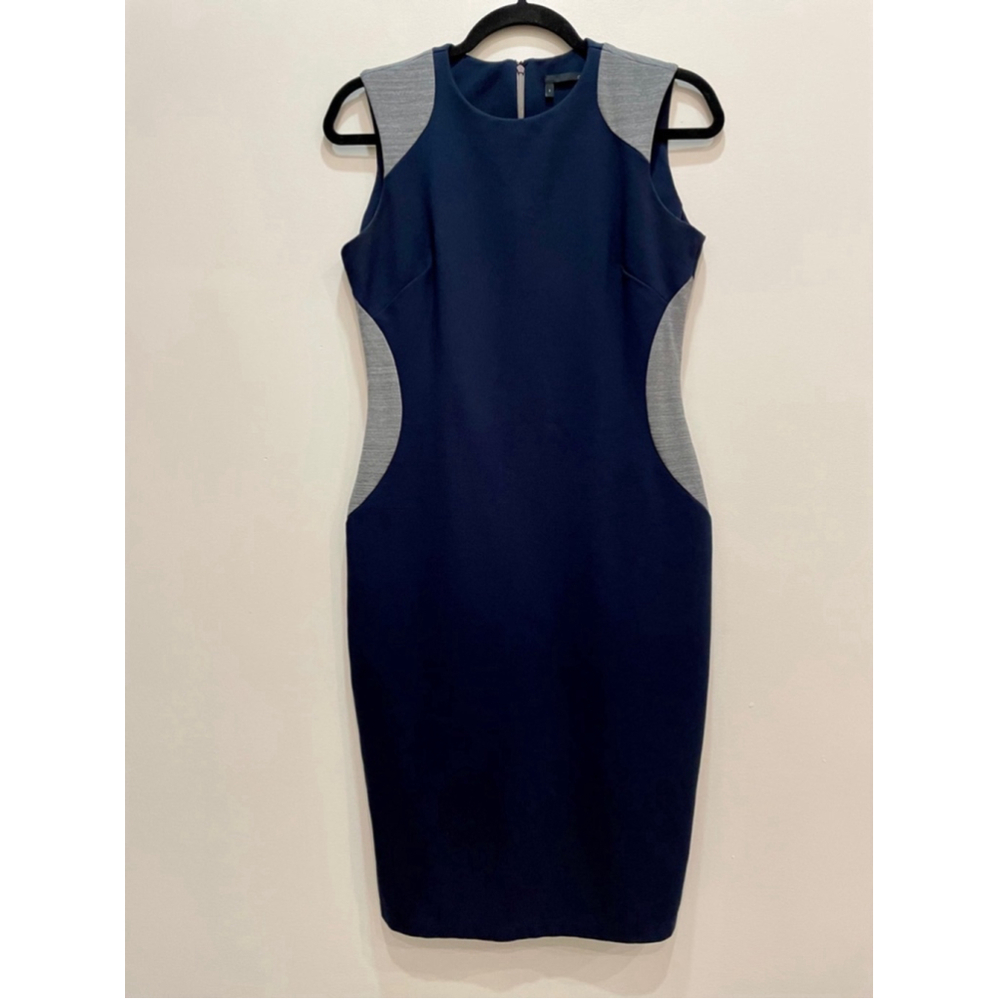 Obakki Sheath Power Dress Office Career Contrast Waist Girl Boss Lady Womens 6